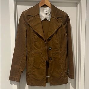 CAbi Light Brown Corduroy Blazer